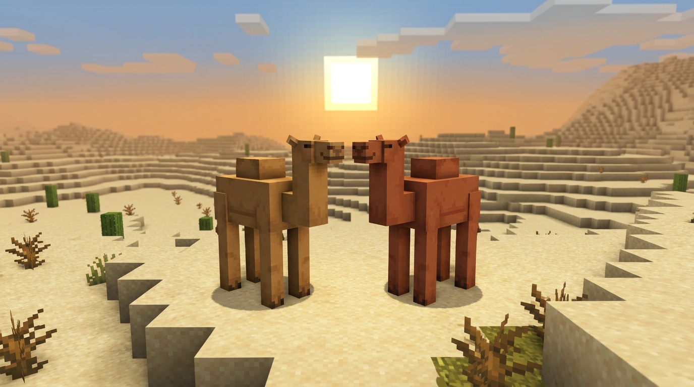 Finding Two Adult Camels