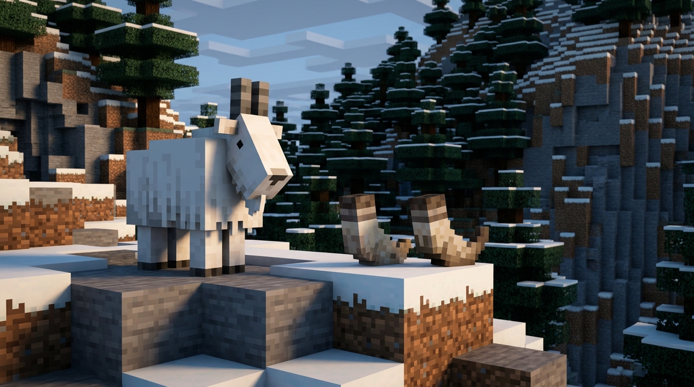Minecraft Goat Horn Uses And Sound Guide Getting Goat Horns And Variants
