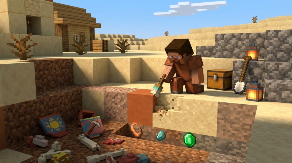 Minecraft Archaeology Guide: Find Rare Loot and Pottery Sherds minecraft archaeology guide find rare loot and pot 1786529227247