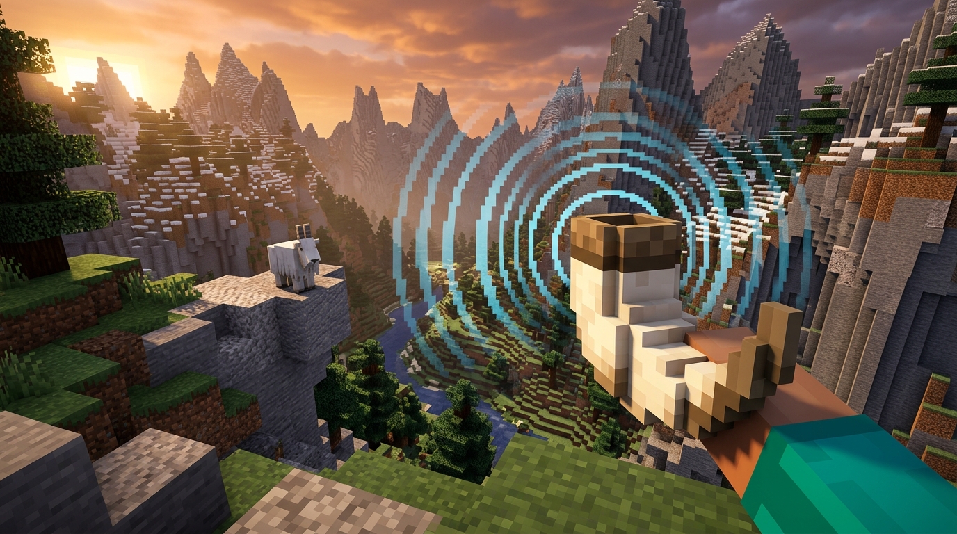 Minecraft Goat Horn Uses And Sound Guide Minecraft Goat Horn Uses And Sound Guide