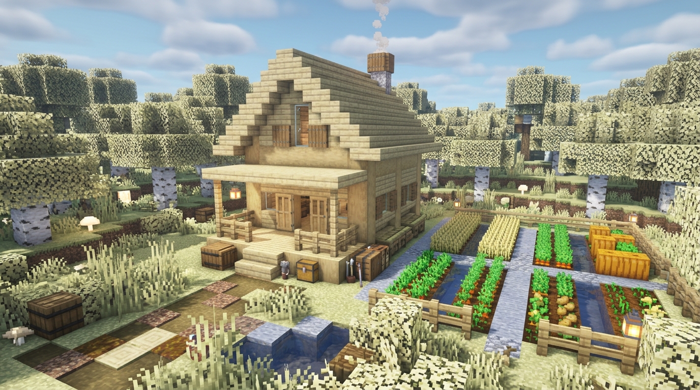 Minecraft Pale Garden Guide: Biome, Blocks, Creaking, And Survival Tips Pale Oak Building And Farming