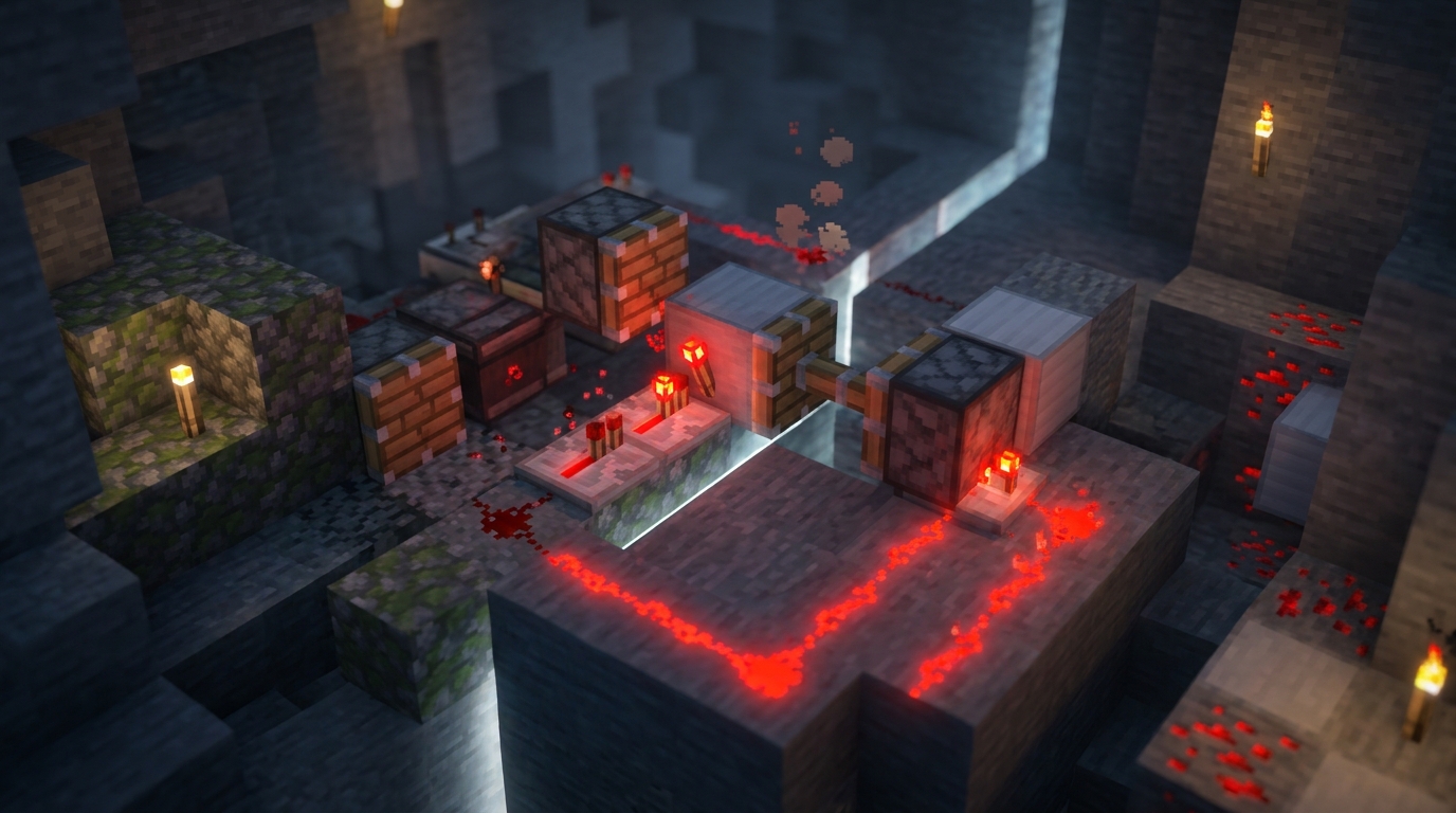 Chunk Loader Redstone In Minecraft Java Edition Redstone Timing And Chunk Boundaries