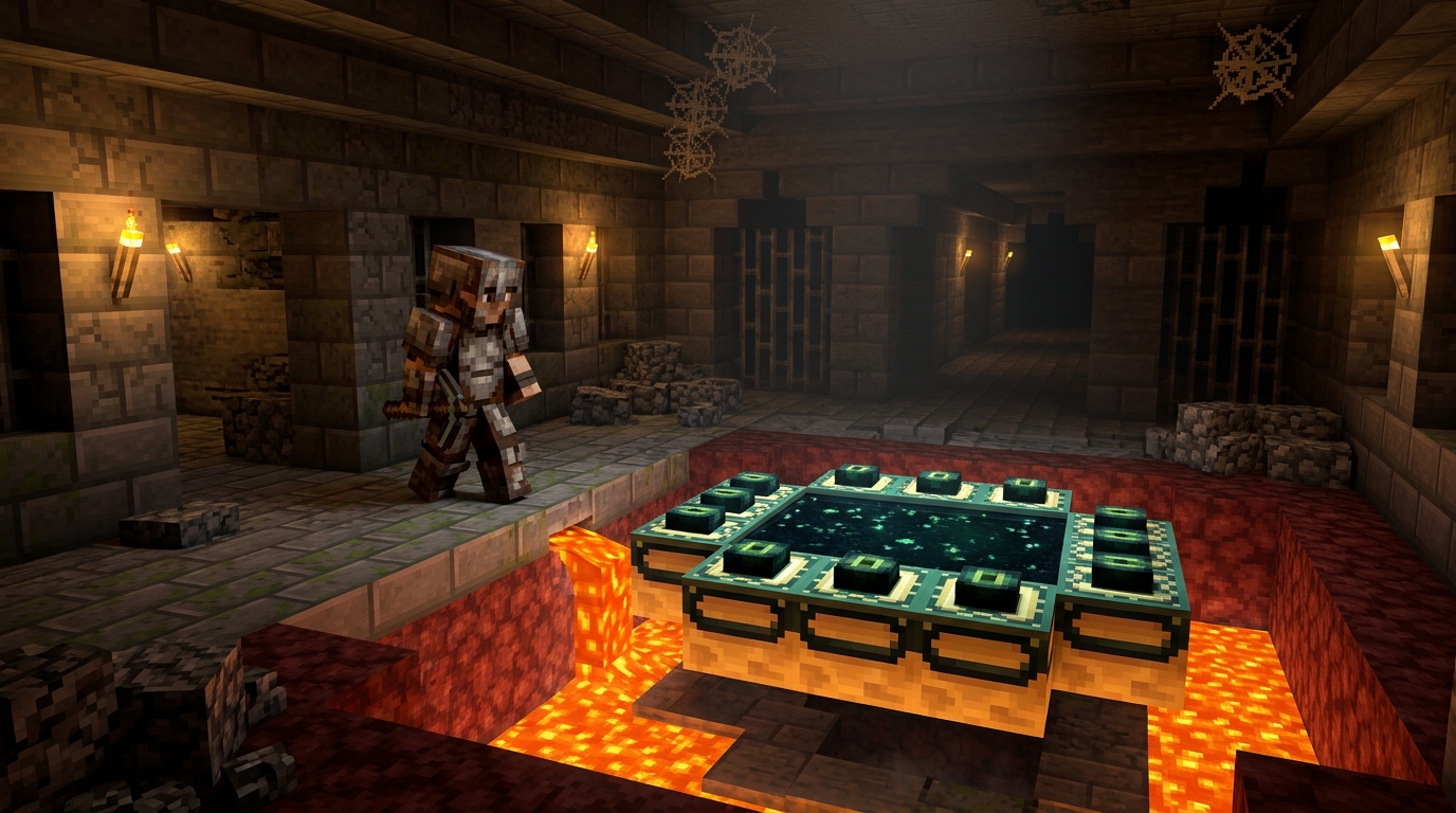 Stronghold Finder Guide: Find the End Portal in Minecraft Search And Secure The Portal Room