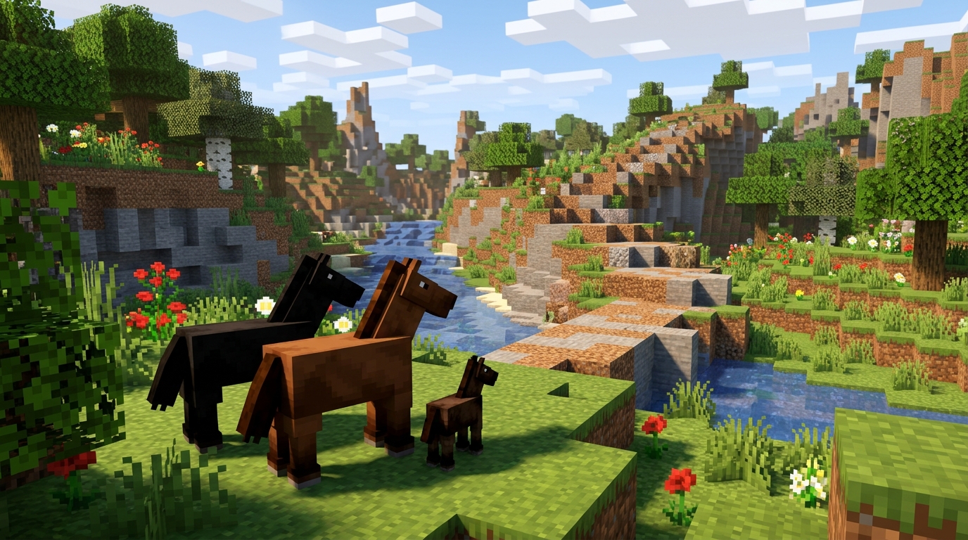 Minecraft Horse Breeding Guide: Breed Faster, Stronger Mounts Breeding For Exploration Performance