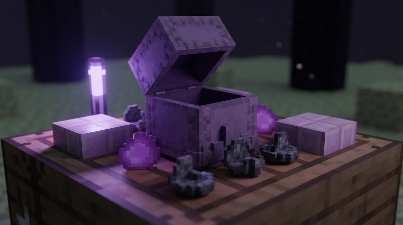 Crafting Shulker Boxes From End Materials
