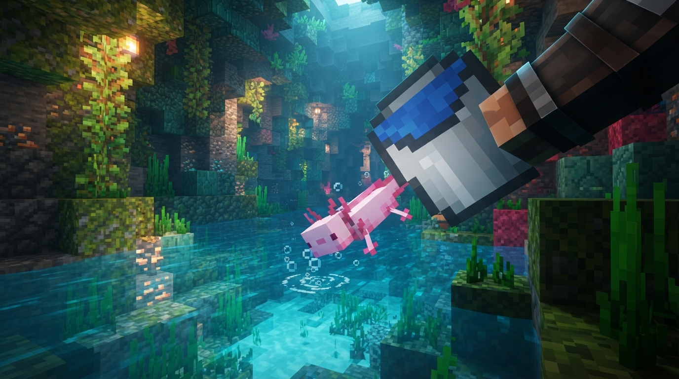 Minecraft Axolotl Bucket Guide: Find, Carry, and Release Axolotls Minecraft Axolotl Bucket Guide: Find, Carry, and Release Axolotls