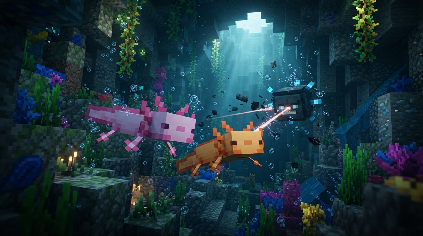 Minecraft Axolotl Guide: Find, Breed, And Battle Minecraft Axolotl Guide: Find, Breed, And Battle
