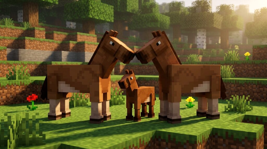 Minecraft Horse Breeding Guide: Breed Faster, Stronger Mounts minecraft horse breeding guide breed faster strong 1788948284804