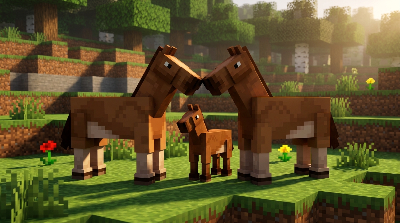 Minecraft Horse Breeding Guide: Breed Faster, Stronger Mounts Minecraft Horse Breeding Guide: Breed Faster, Stronger Mounts