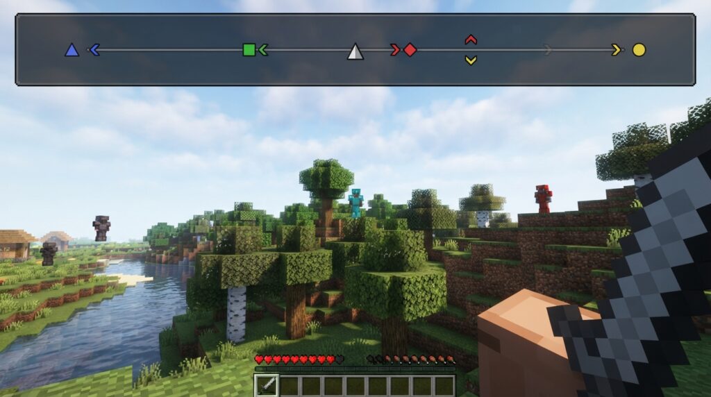 minecraft locator bar guide icons directions and m 1789380272575