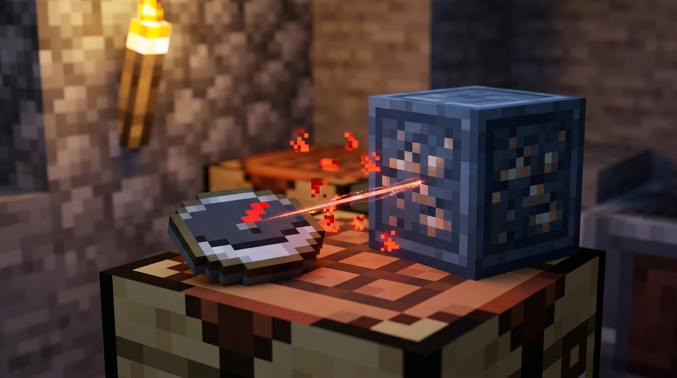 Minecraft Lodestone Compass Crafting And Linking