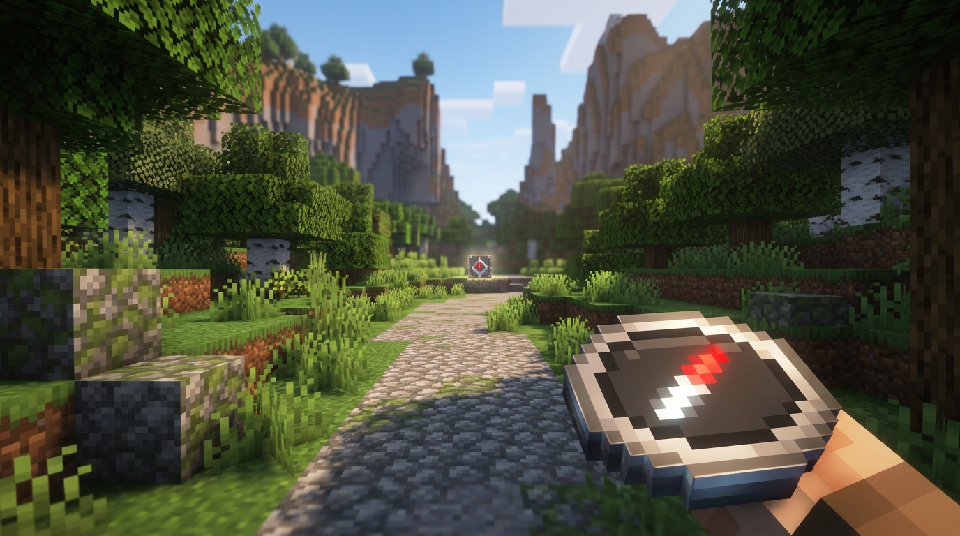 Minecraft Lodestone Compass Navigation Uses