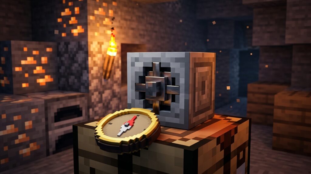 Minecraft Lodestone Recipe: Crafting, Linking, And Navigation Guide minecraft lodestone recipe crafting linking and na 1788516252513