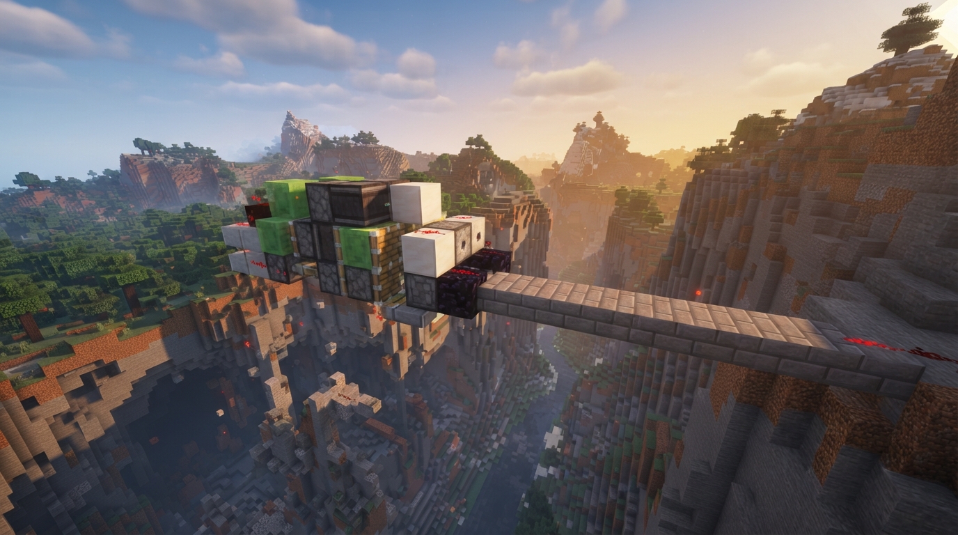 Minecraft Redstone Flying Machines: Build Movers, Bridges, and Tunnel Borers
