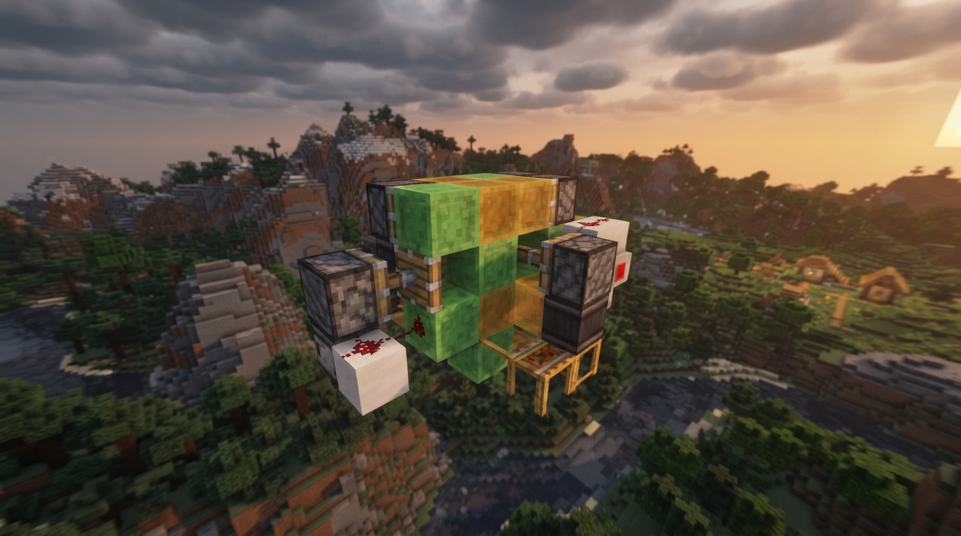 Minecraft Redstone Flying Machines: Build Movers, Bridges, and Tunnel Borers Slime Honey and the 12 Block Limit