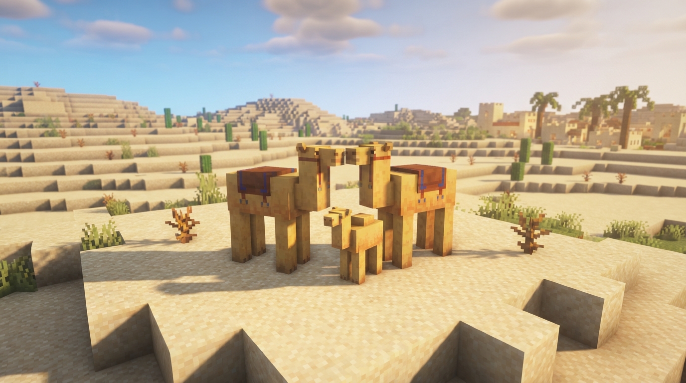 Camel Breeding Guide in Minecraft