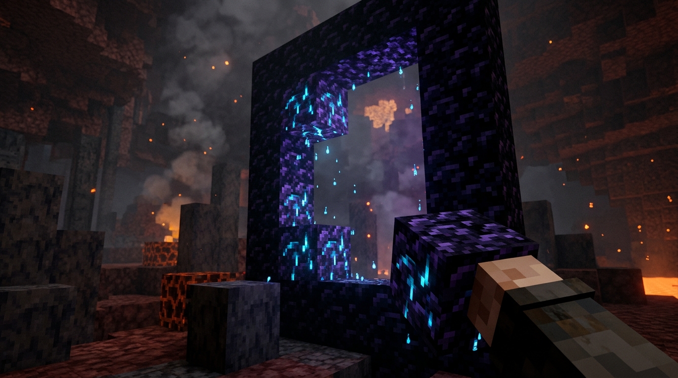 Can You Use Crying Obsidian to Repair a Ruined Portal?