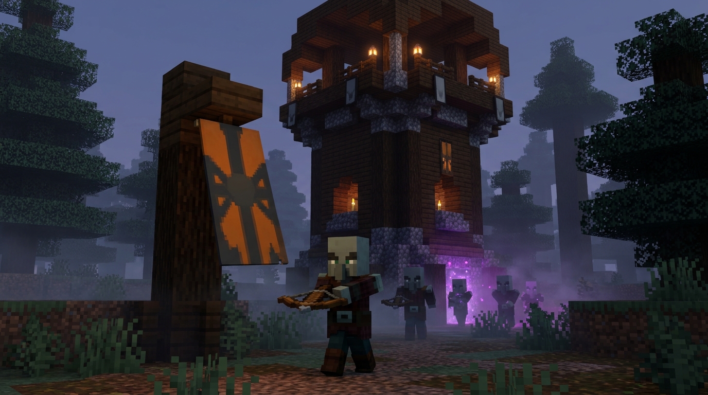 Do Pillagers Keep Spawning Around the Tower?