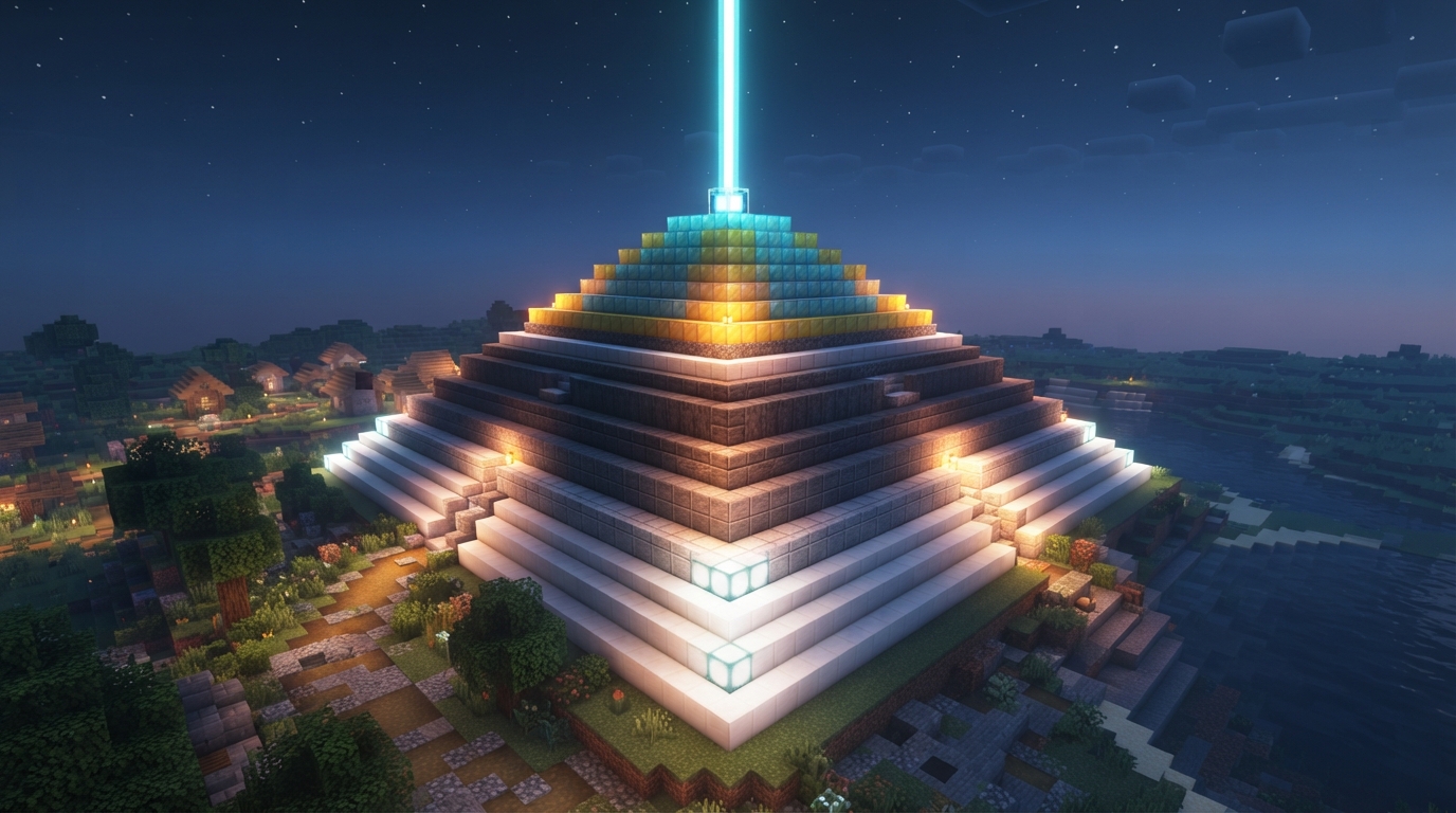 How Big Is Each Beacon Pyramid?