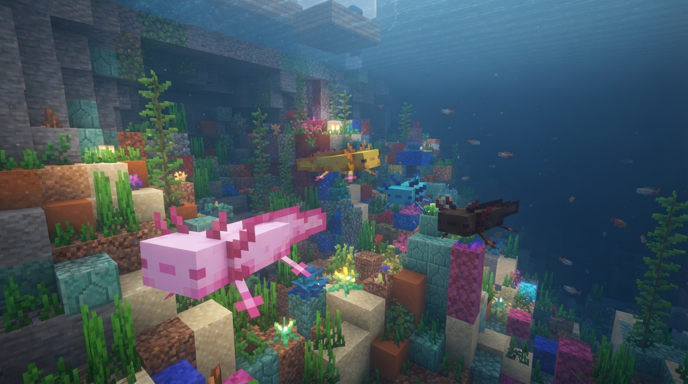 Minecraft Axolotl Breeding Guide: Find, Feed, and Raise Them How Do Axolotl Colors Work?