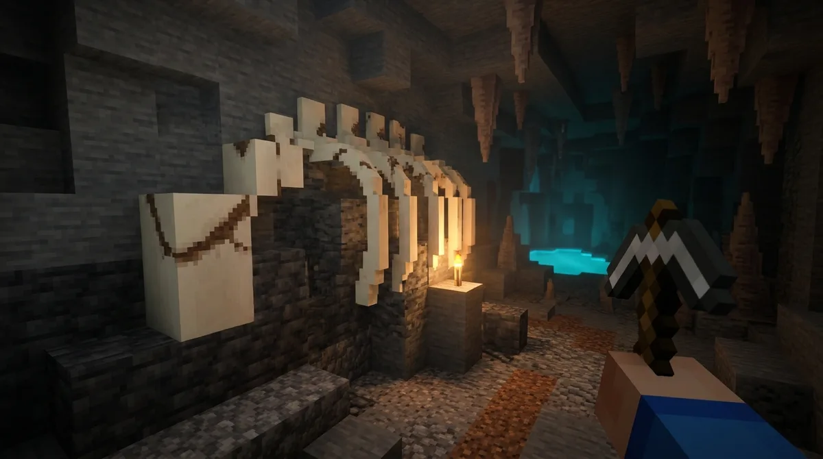 How Do You Spot an Overworld Fossil in Caves?