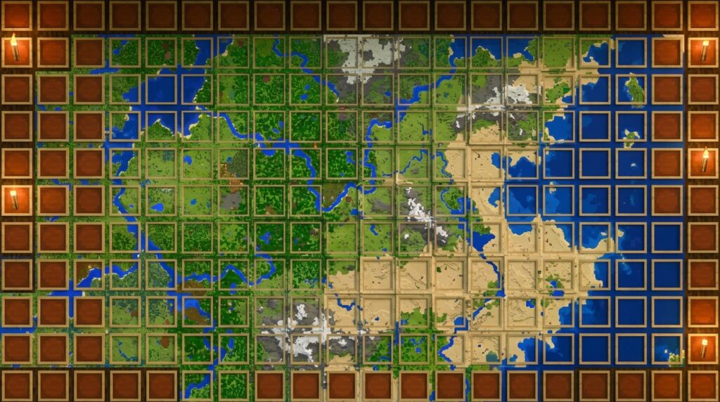 How to Build a Minecraft Map Wall how to build a minecraft map wall 1791627084499