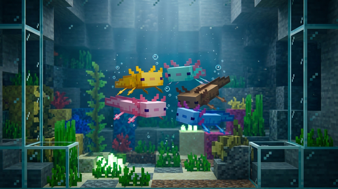 Minecraft Axolotl Colors: A Visual Guide To Every Variant Minecraft Axolotl Colors: A Visual Guide To Every Variant