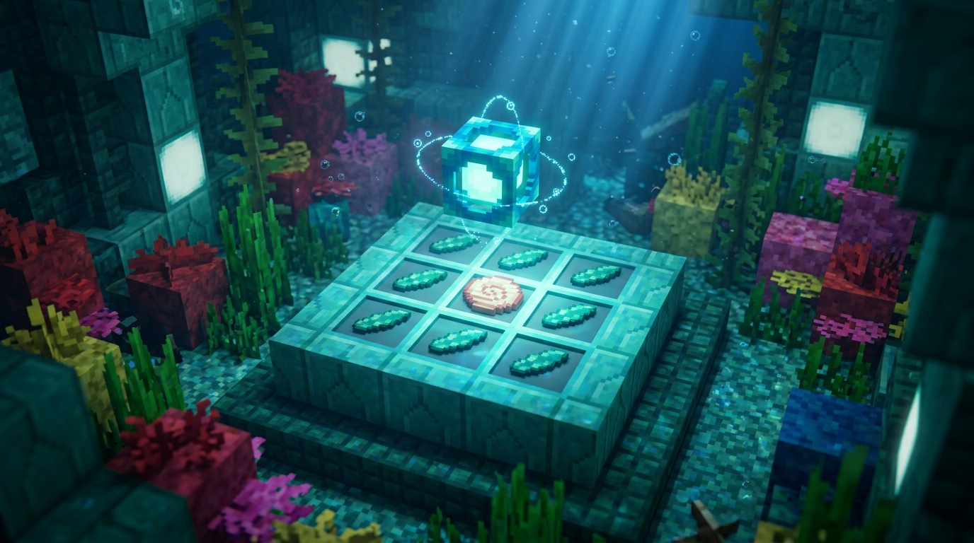 Minecraft Conduit Recipe: How to Craft and Activate One Minecraft Conduit Recipe: How to Craft and Activate One