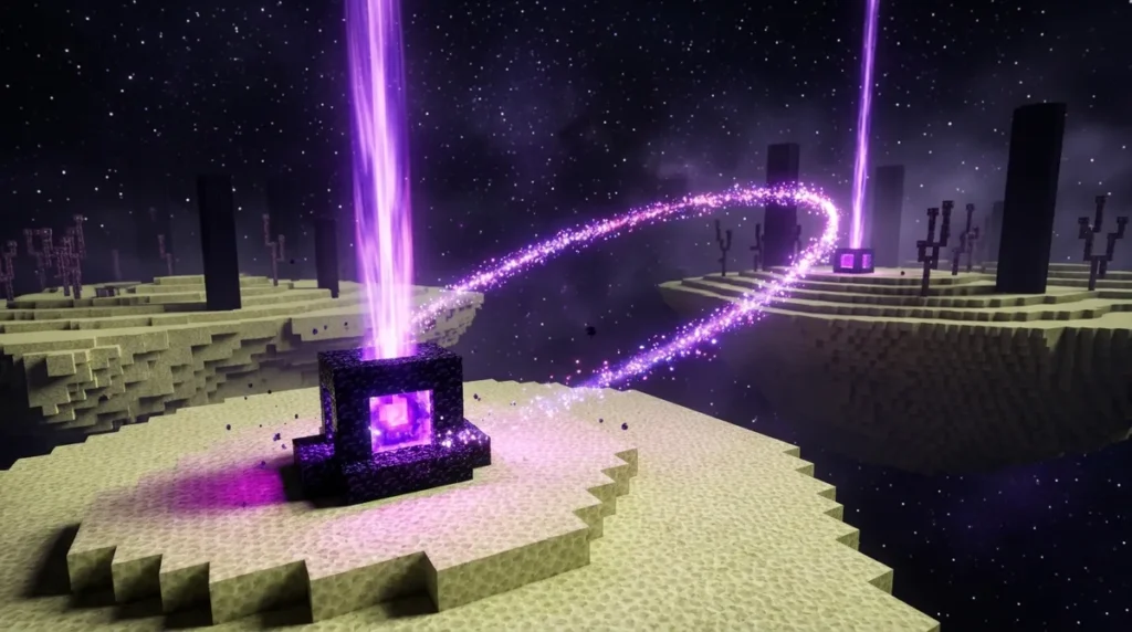 minecraft end gateway explained how the travel loo 1793181837804