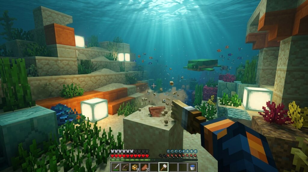 minecraft ocean ruins guide warm and cold variants 1792836166566