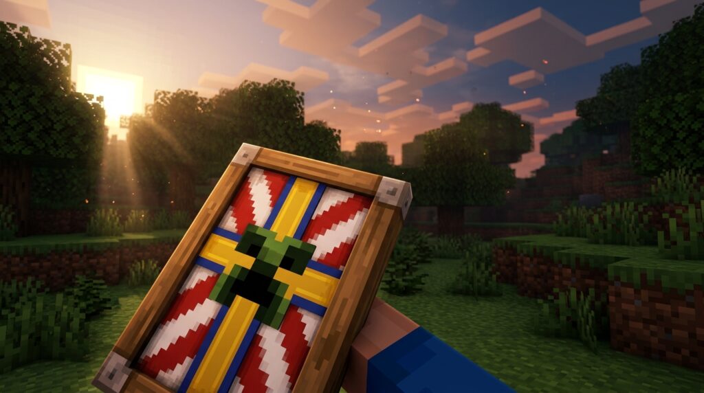 minecraft shield patterns how to make and design y 1792491010919