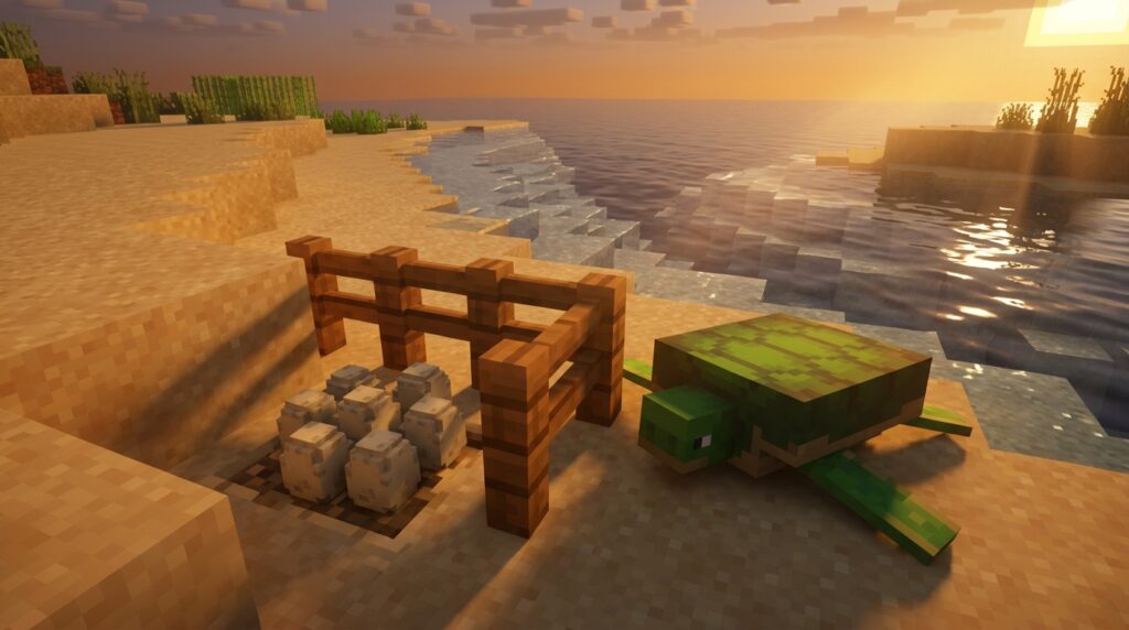 Minecraft Turtle Eggs: How To Find, Hatch, And Protect Them minecraft turtle eggs how to find hatch and protec 1792145511204