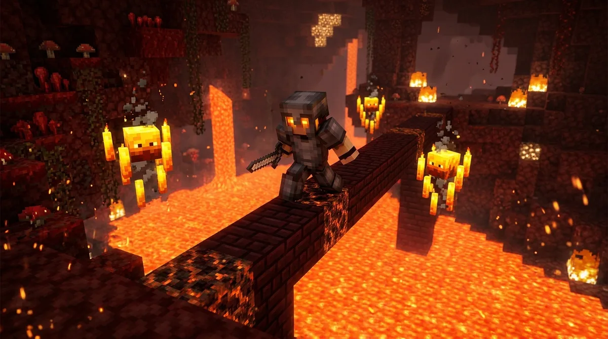 Staying Safe on Narrow Nether Bridges