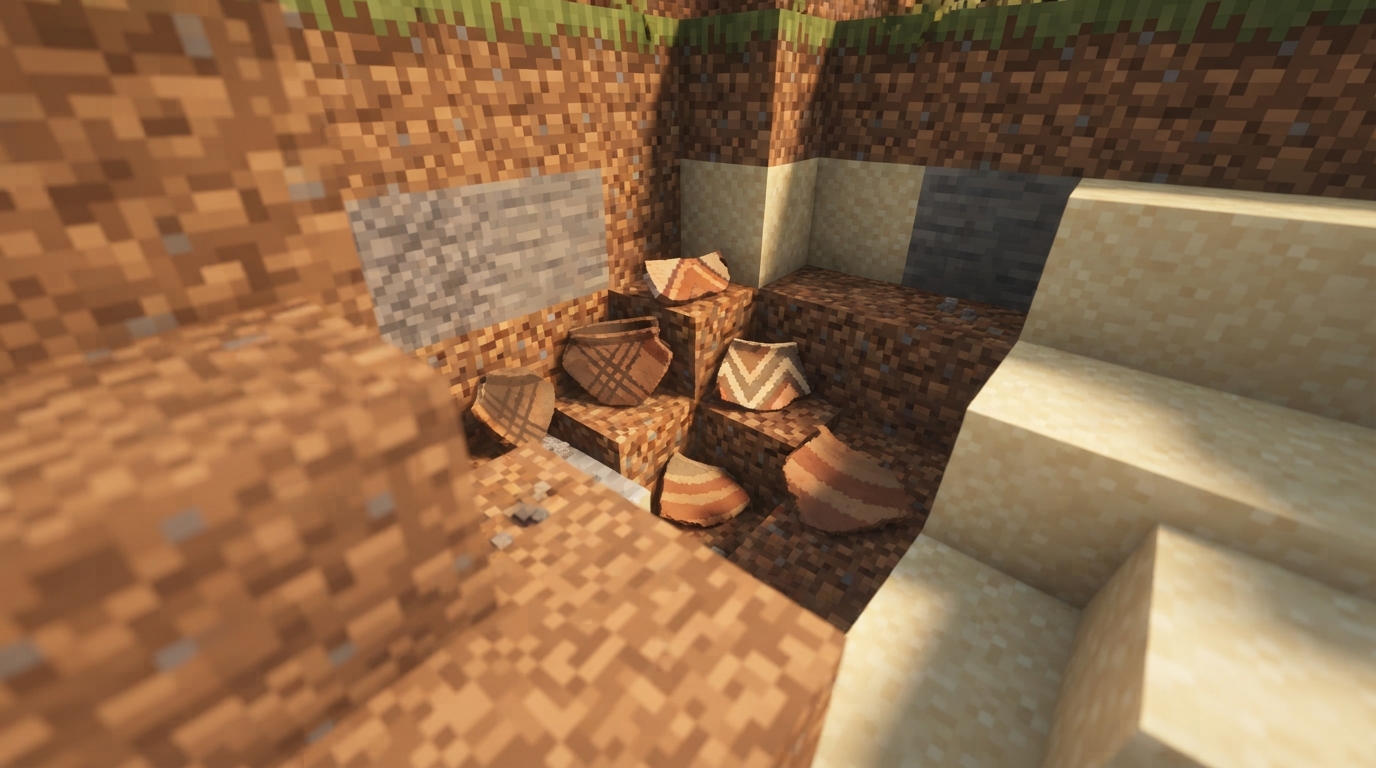 Pottery Sherd Designs In Minecraft: Where To Find Them And How Pots Change Where Can You Find Pottery Sherds?