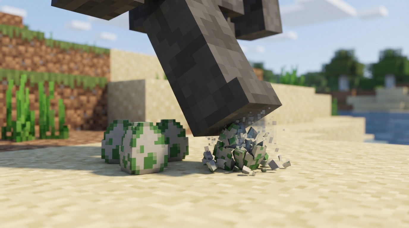 Which Mobs Stomp Turtle Eggs?