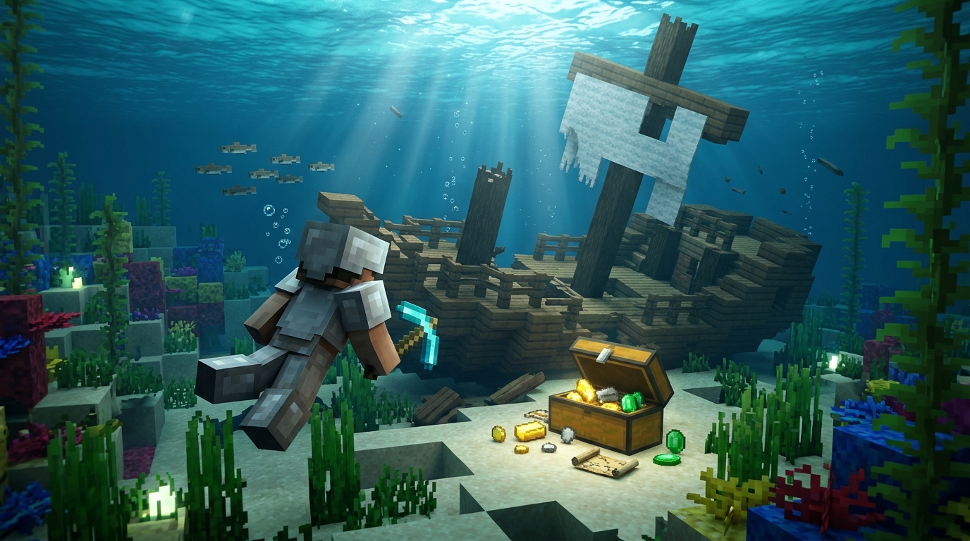 Minecraft Shipwreck Loot: Chests, Maps and Safe Diving Tips Your Next Shipwreck Run Plan
